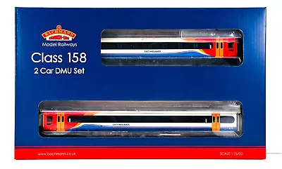Bachmann 00 Gauge - 31-518 - Class 158 2 Car Dmu 158773 East Midlands Trains • $431.01