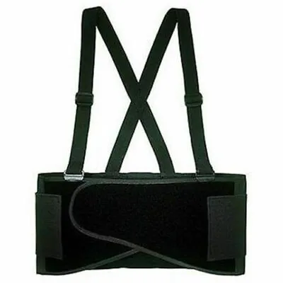 $16.99 • Buy Heavy Duty Weight Lift Lumbar Lower Back Waist Support Belt Brace Suspender Work