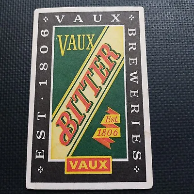 Vaux Beer Mat. UK Cat No 178. 1987. • £3.50