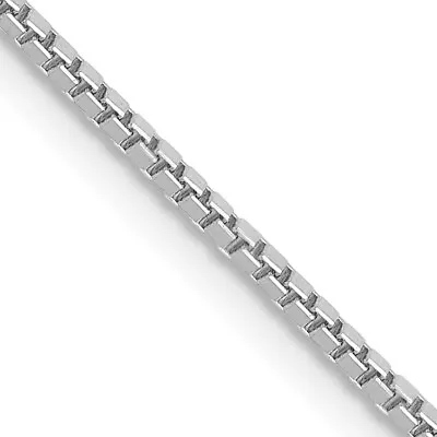 Avariah Solid 10k White Gold WG 1.1mm Box Chain • $318.99