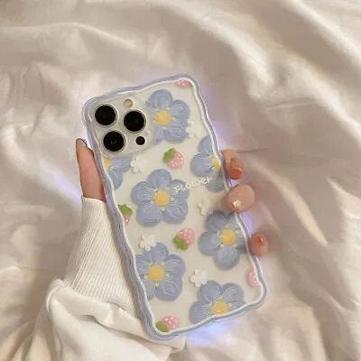 Girl Flower Cover Silicone Case Shockproof For IPhone 13 12 11 Pro Max XS X XR • $6.60