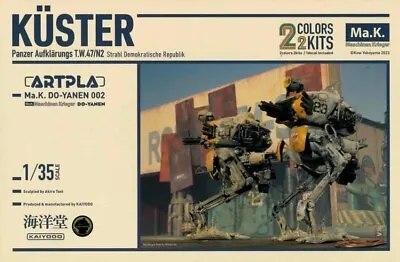 (NEW) KAIYODO ARTPLA Ma. K. Maschinen Krieger Küster Set 1:35 Plastic Model Kit • $80