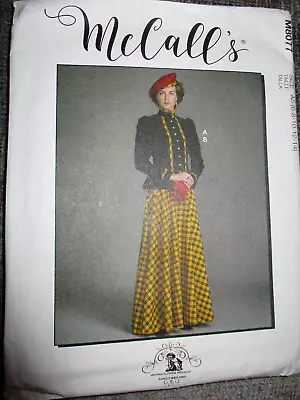 McCall 8077 Misses Historical Jacket Skirt 6-14 Sew Pattern Scottish Lass Uncut • $10