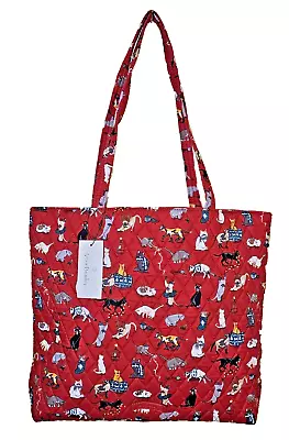 Vera Bradley Essential Tote - Holiday Cats • $65