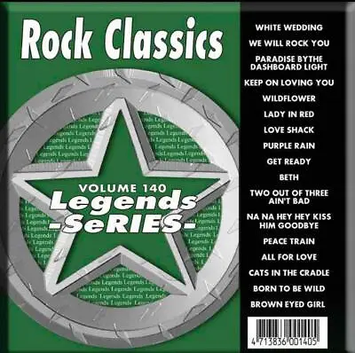 Legends Karaoke Cdg Disc Rock Classics #140 Cd 1970s-1980s Pop Cd+g Oldies ! • $11.78