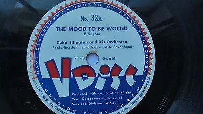 $29.98 • Buy V-disc #32 Duke Ellington 78rpm Single 12inch Featuring Johnny Hodges, Al Hibble