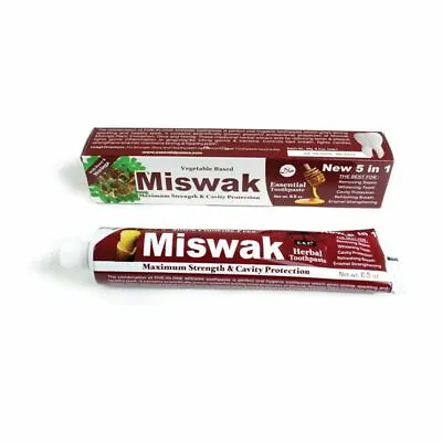 African Natural Honey & Moringa Miswak Toothpaste (Pack Of 3) • $19.99