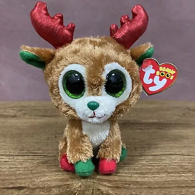 Ty Beanie Boo 6” Alpine The Christmas Reindeer With Tags Retired VHTF • $30