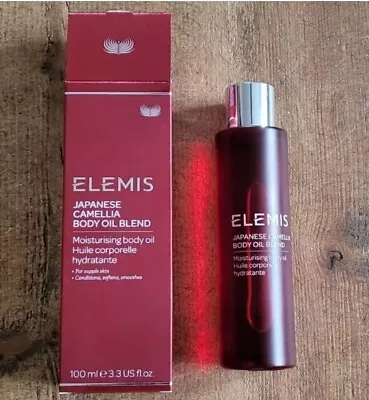 Elemis Japanese Camellia Body Oil 100ml BNIB NEW BOXED • £29.99