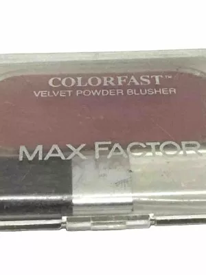 Max Factor 0.26oz Velvet Powder Blusher Beech Plum 5 • $9.97