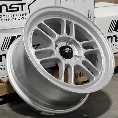 15x7 Glossy Silver Wheels MST Suzuka 4x100 33 (Set Of 4)  73.1 • $477.90