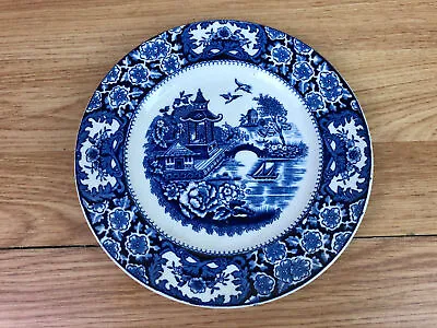 Olde Alton Ware C1930's Blue And White Willow Plate 6.5  Diameter  • £15.29