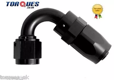 AN -6 AN6 120 Degree FastFlow StealthBlack Hose Fitting • £10.49