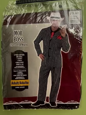 Mob Boss Gangster Costume - Size X-Large (44-46) • $24.95