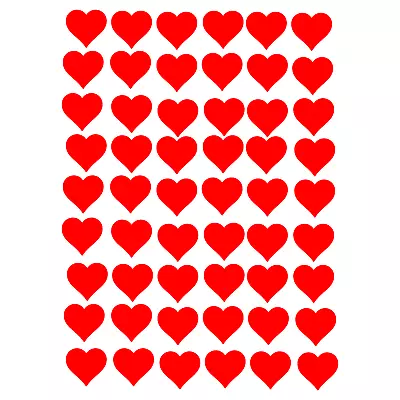 £1.09 • Buy Hearts Vinyl Stickers Self-Adhesive Hobby Craft DIY Scrapbook Cards Heart Kids