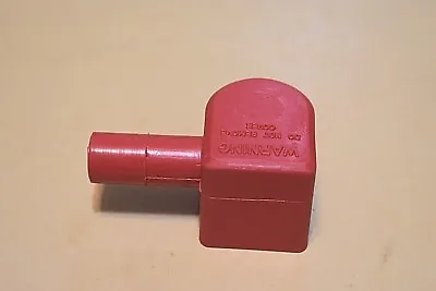 Lawn Mower Garden Tractor Battery Terminal Left Elbow Boot Cover Positive Red • £13.92