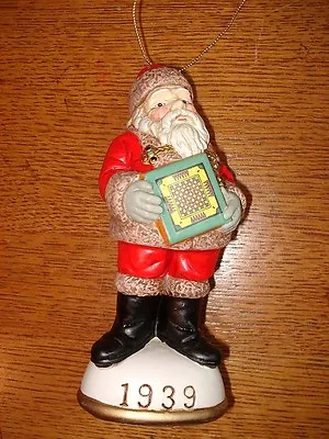 Memories Of Santa Collection 1939 Santa And Carrom Board New In Box • $13.99