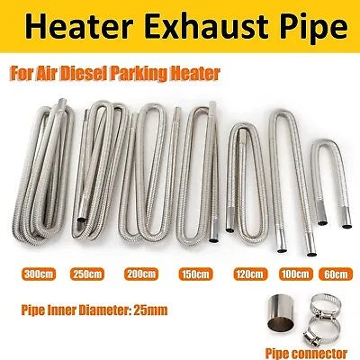 Air Diesel Heater Exhaust Pipe Stainless Steel Tube Gas For Car Truck Parking AU • $21.49