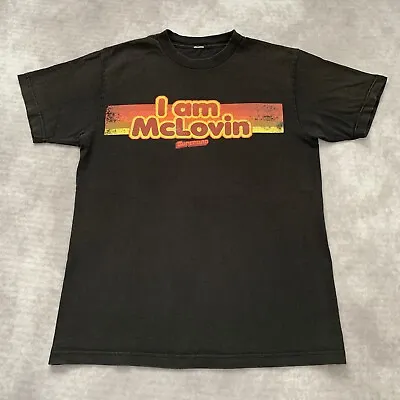 Vintage 2000s Superbad I Am McLovin Shirt Size M Movie Promo Fade Parody  • $22.50