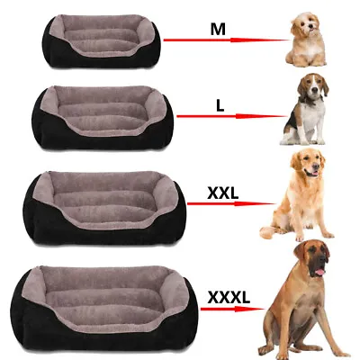 2023 Extra Large Dog Beds Washable Pet Cushion House Soft Warm Kennel Blanket UK • £14.99