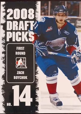 2008 - 2009 ITG Zach Boychuk 2008 First Round Draft Picks #DP-11 Hockey Card • $2.34