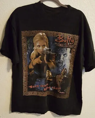 Vtg Been There BUFFY THE VAMPIRE SLAYER BUFFY Shirt Black Unisex S-5XL NE2550 • $22.79