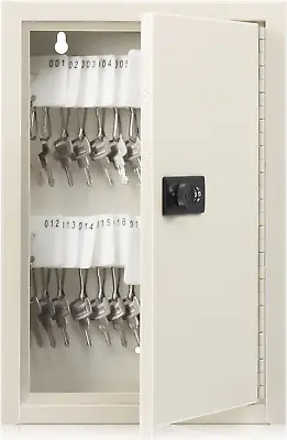 Key Cabinet Wall Mount Key Storage Lock Box With Combination Lock Steel Key Box • $43.22
