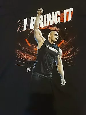 Wwe Adult Xl Short Sleeve Shirt ..the Rock I Bring It Portrait Shirt • $1.99