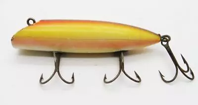 A25) Vintage South Bend No Eye Bass Oreno Fishing Lure Rainbow Color • $3.35