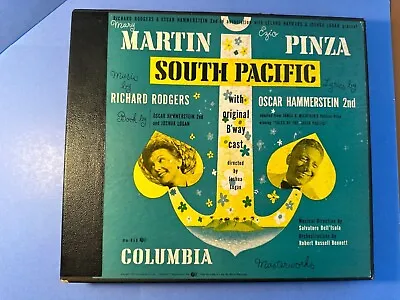 Vintage SOUTH PACIFIC 7 Record Set  LP Album MM-850 Martin & Pinza 78RPM • $17.90