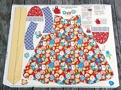 Church Ladies Reversible Apron Mary Mulari 2015 Penny Rose Fabrics Panel C4931 • $12.95