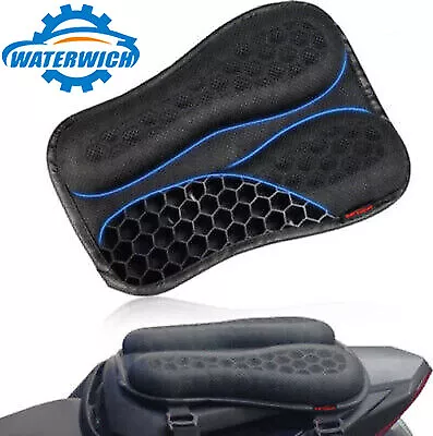 Foldable Motorcycle Gel Seat Cushion 3D Honeycomb Structure Shock Absorption • $22.44