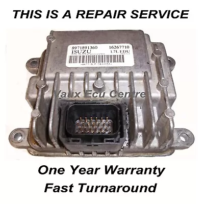 Vauxhall Edu Combo Astra Corsa Isuzu 16267710 Fuel Pump Ecu Repair Service • £49.99