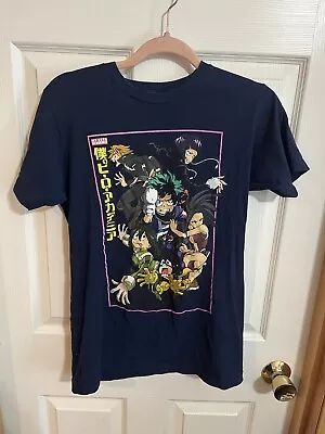 My Hero Academia Men's T-Shirt Size S DEKU ASUI MOMO JIROU MINORU DENKI ANIME • $10