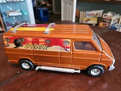 Vintage 1970s Ertl Dodge Custom Street Van Bubble Window Metal Toy Sand Van • $50