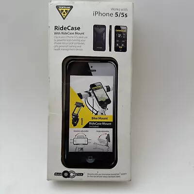 Topeak Weatherproof IPhone 5 5s Bike RideCase TT9838B Handlebar Stem Mount A63-2 • $16.79