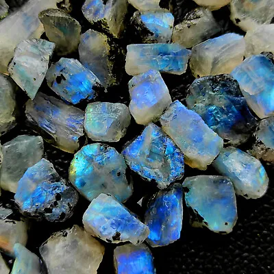 Wholesale Moonstone Small Rough Specimen Raw Rainbow Moonstone Gemstone CX19 • $6.88