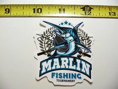 Marlin Fishing Tournament Decal Sticker Fun Sport • $2.49