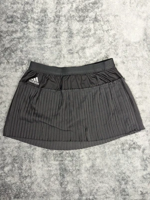 $14.44 • Buy Adidas Skort Women Medium Black Flare Athleisure Stretch Tennis Athletic Skirt