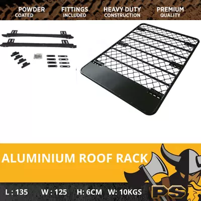 PS4X4 Aluminium Flat Roof Rack For Nissan Navara D40 Dual Cab Platform • $549