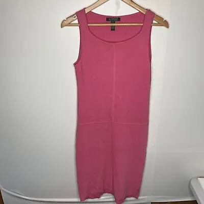Ralph Lauren Cotton Pink Knee Dress Size S Uk 8 • £20.23