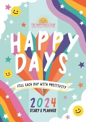 The Happiness Club 2024 Diary A5 Wiro Spiral Bound • £4.99