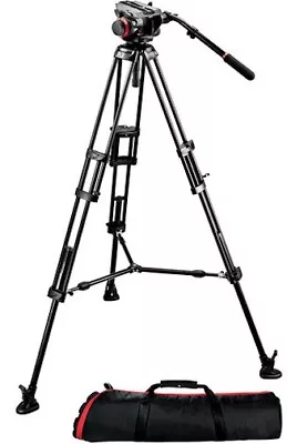 Manfrotto | 546b Tripod With 504hd Fluid Head ✪nos✪ 546bk Rare Pro Camera Light • $829.97