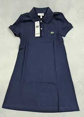 Girls Lacoste White Summer Dress Size 8A (8 Years) • £60