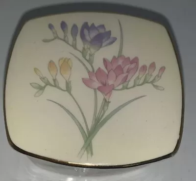 Palissy Spode Floral Freesia Trinket Box • £5