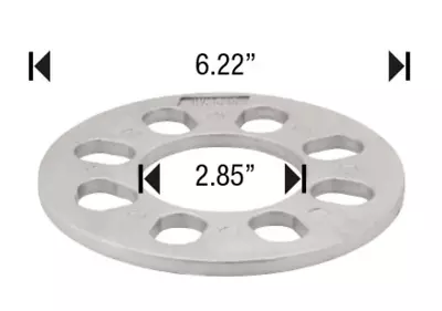 2 Wheel Spacers 4 Lug 1/4  Thick Universal Fit Spacer • $14.99