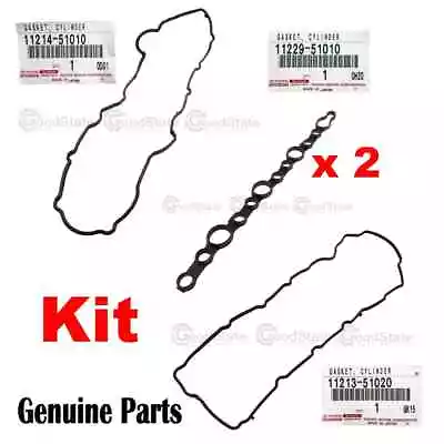 GENUINE Toyota LandCruiser VDJ78 VDJ79 1VD 4.5 Diesel V8 Rocker Cover Gasket Kit • $79.72