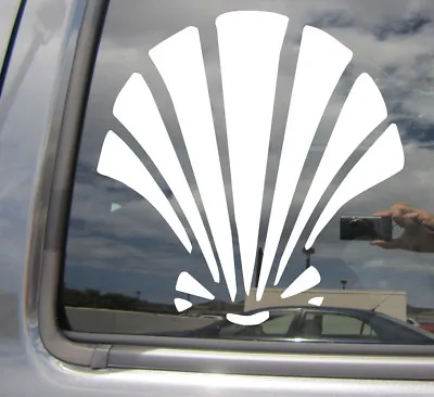 Seashell Sea Shell - Beach Ocean Sand Car Window Vinyl Decal Sticker 10390 • $4.99