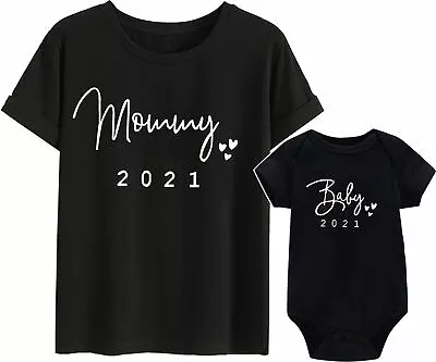 Mommy & Baby Matching Pregnancy Announcement T-shirt • $15