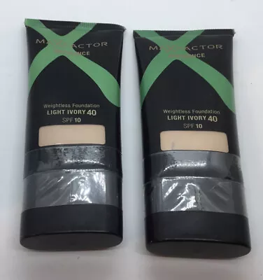 Max Factor Foundation Xperience Weightless Light  Ivory 40 X 2 • £19.99